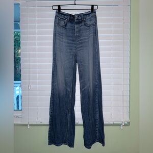 Rag & Bone New York Miramar Wide Leg Sweapant Jeans Size XS
